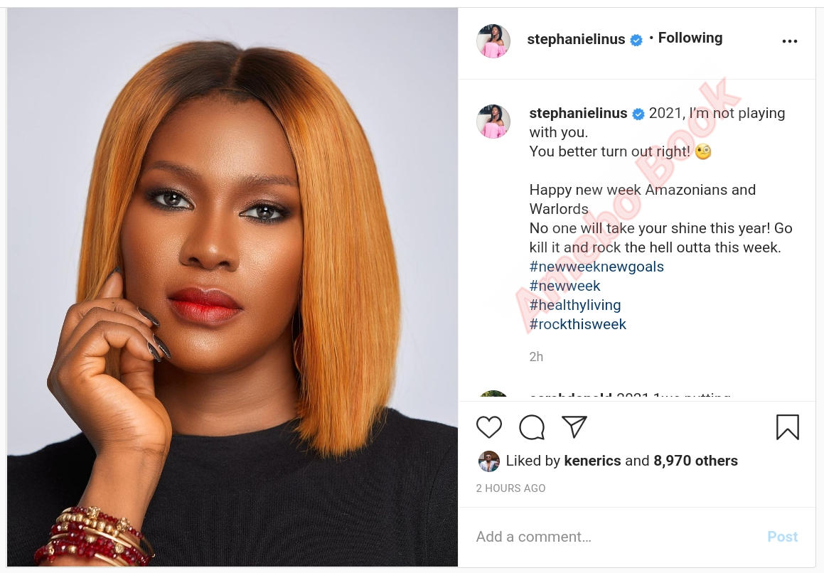 Stephanie Linus Not Playing With 2021 (2) Amebo Book