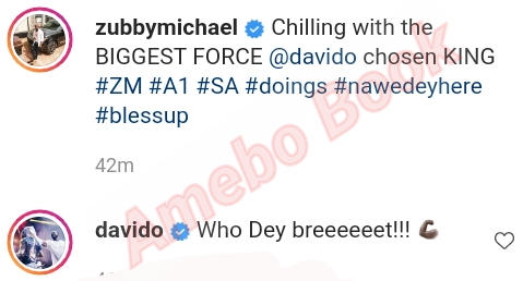 Zubby Michael And Davido Hang Out (2) Amebo Book