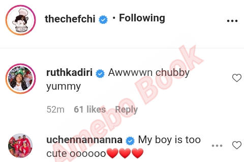 Davido’s Son Ifeanyi With Mum Chioma (2) Amebo Book