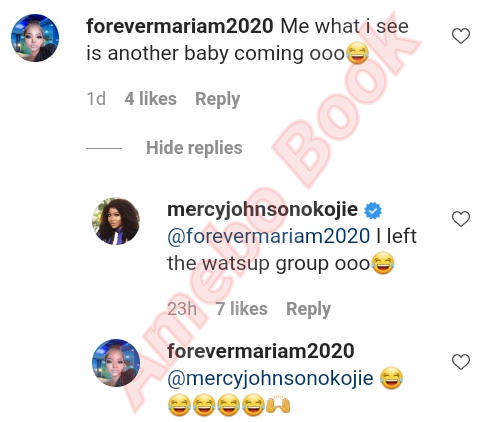 Fan Sees Another Baby Coming Mercy Johnson