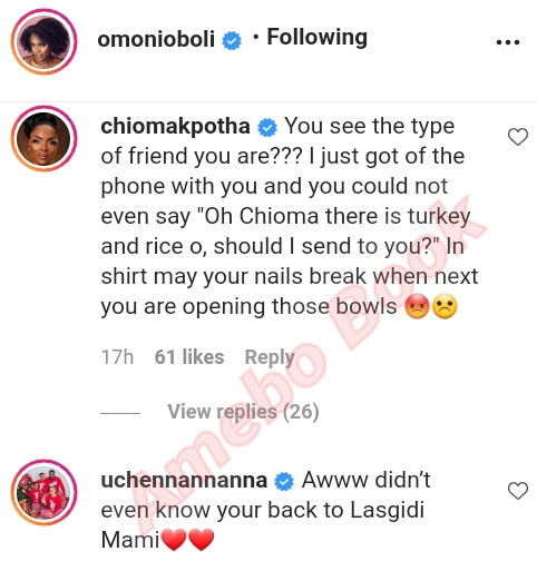 Omoni Oboli May Your Nails Break Chioma Akpotha Food (2)