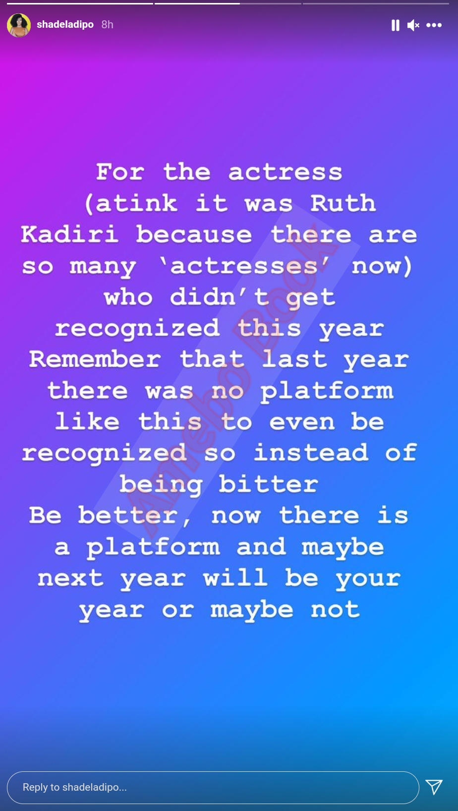 Ruth Kadiri Eko Star Film & TV Award Snub Shade Ladipo Reaction (2)