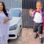 Nkechi Blessing Son Wearing School Uniform - Amebo Book