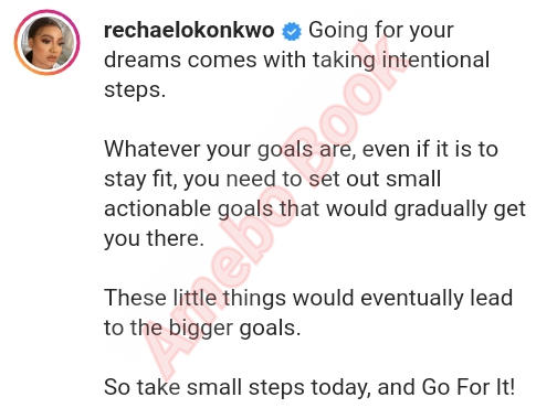 Going For Your Dreams Comes With Taking Intentional Steps (2)