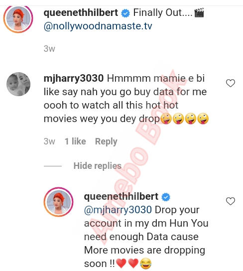 Queeneth Hilbert Drops Cash Fan To Watch Her Movies (2)