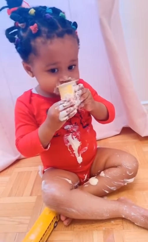 Browny Igboegwu Daughter Eating Ice Cream - Amebo Book