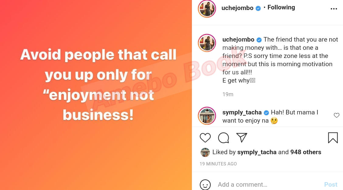 Friend That You Are Not Making Money With Uche Jombo (2)