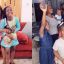 Mercy Johnson Family Praying - Amebo Book