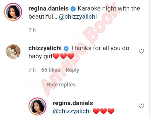 Regina Daniels And Chizzy Alichi Karaoke Night Hang Out (2)