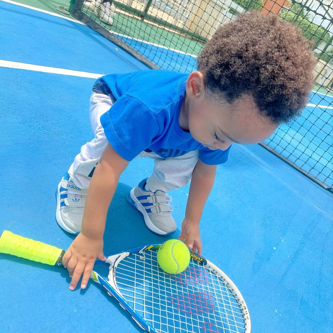 Regina Daniels Son Incoming tennis champion (6)