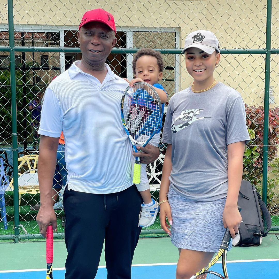 Regina Daniels Son Incoming tennis champion (5)