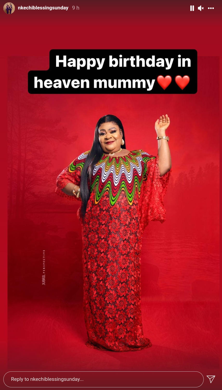 Nkechi Blessing Late Mum Birthday (2) Amebo Book