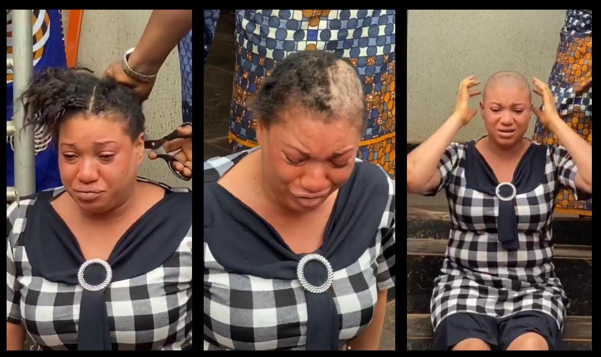 Relatives Cut Queeneth Hilbert Hair - Amebo Book