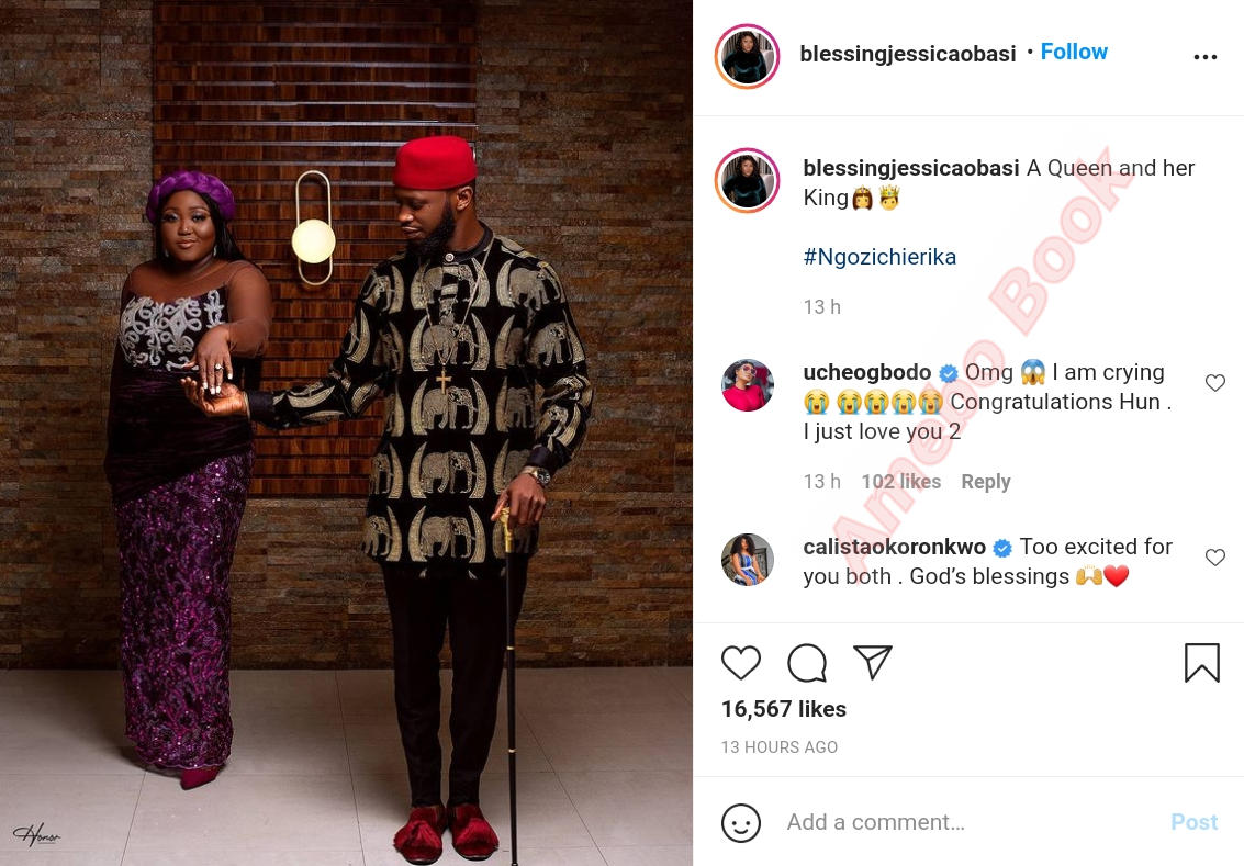 Stan Nze And Blessing Jessica Obasi Getting Married (2)