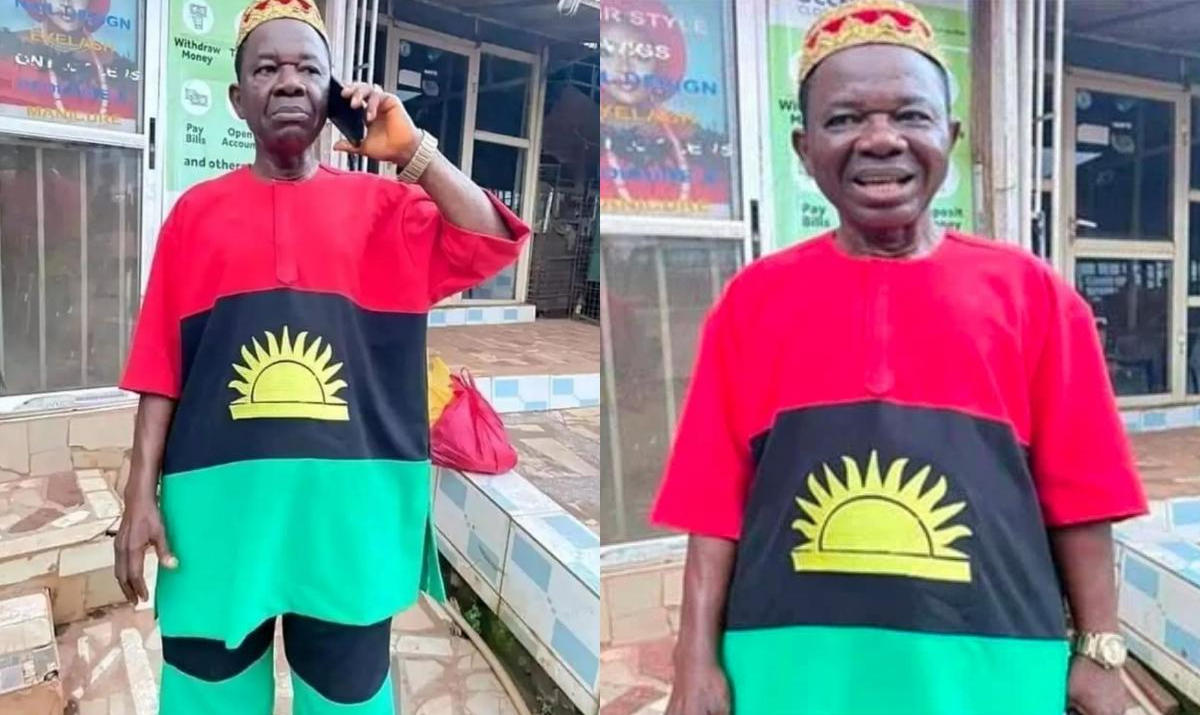 Chiwetalu Agu Arrested For Wearing Biafra Outfit