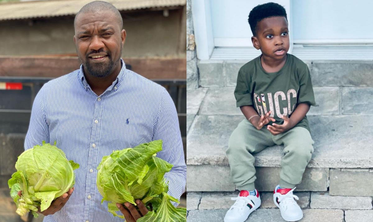 John Dumelo Son Birthday - Amebo Book