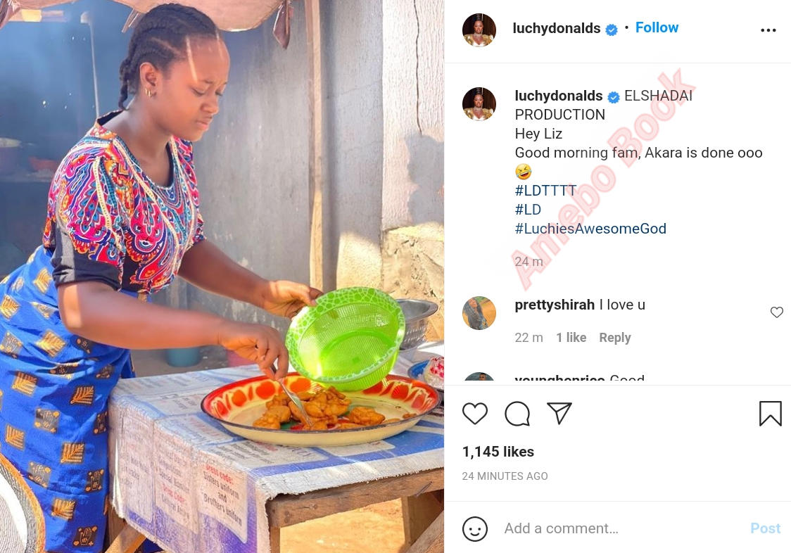 Luchy Donalds Akara Seller (2) Amebo Book