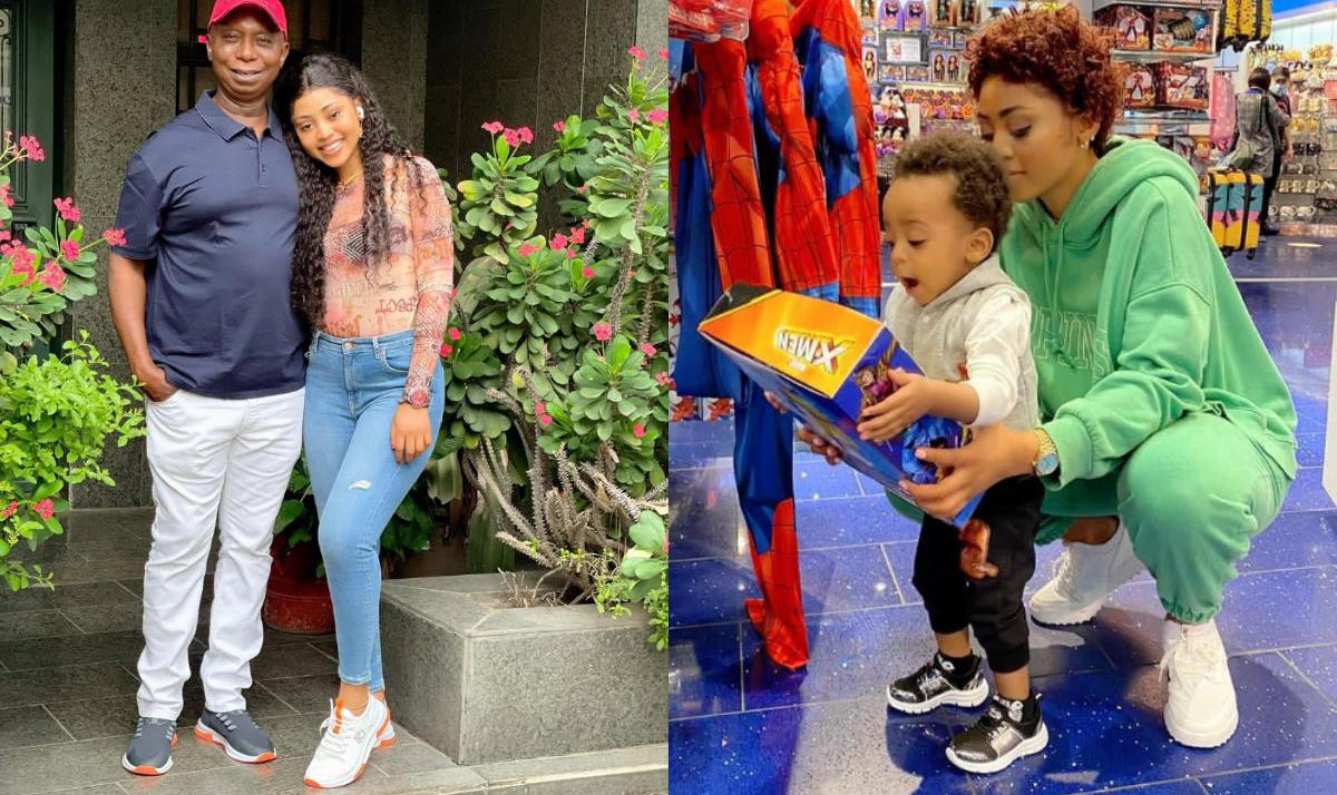 Regina Daniels Son Munir London Toy Shop - Amebo Book