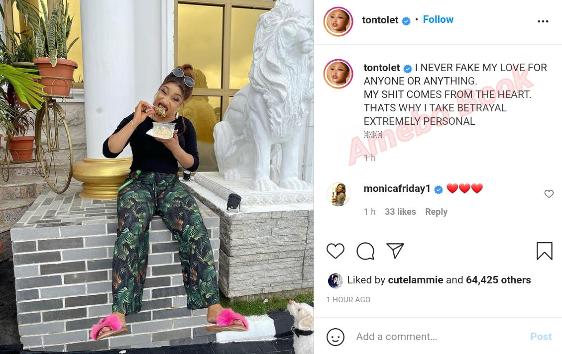 Tonto Dikeh Never Fake Love For Anyone Or Anything (2)