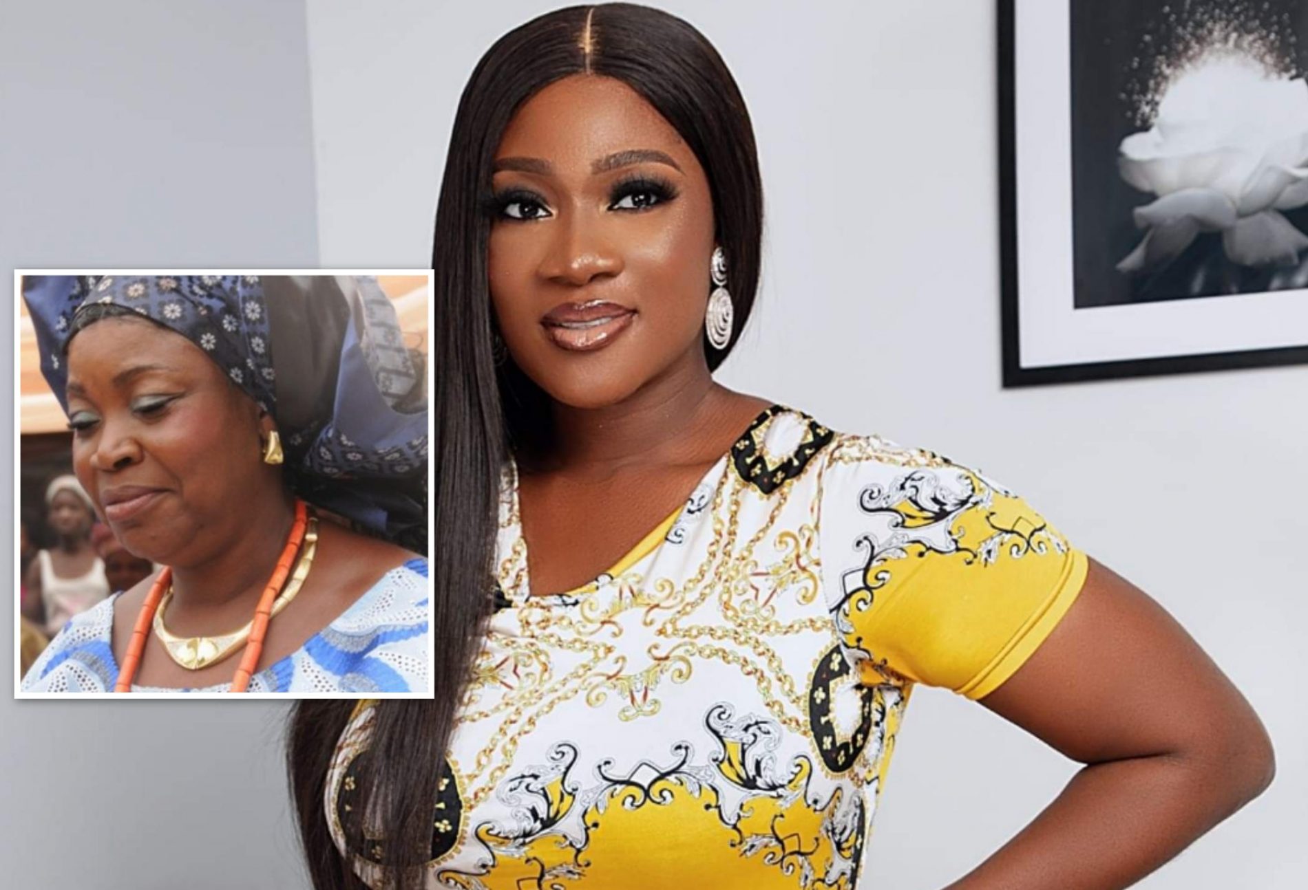 Mercy Johnson Preparing Garden Egg Sauce - Amebo Book