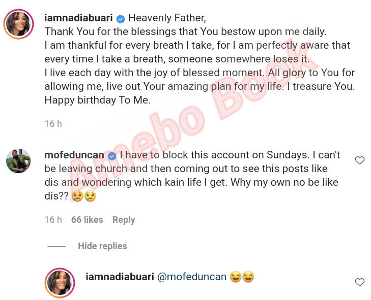 Why Mofe Duncan Has To Block Nadia Buari Posts On Sundays