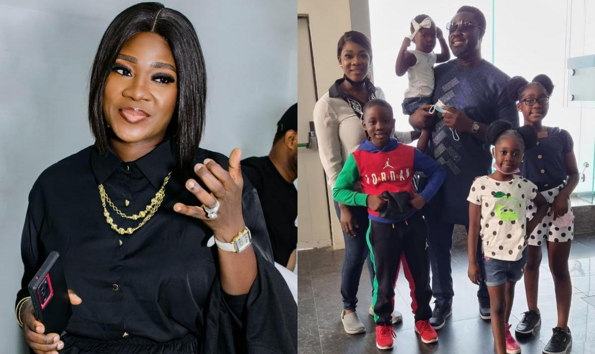 Mercy Johnson Family Photo - Amebo Book