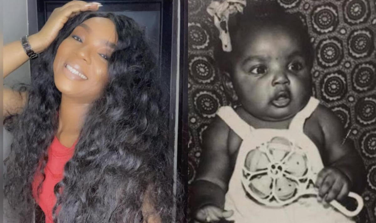 Chioma Akpotha Baby Throwback - Amebo Book