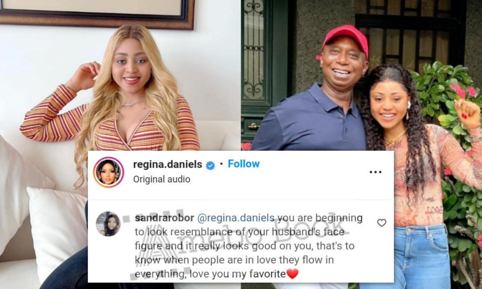 Regina Daniels Facial Resemblance With Husband Ned Nwoko - Amebo Book