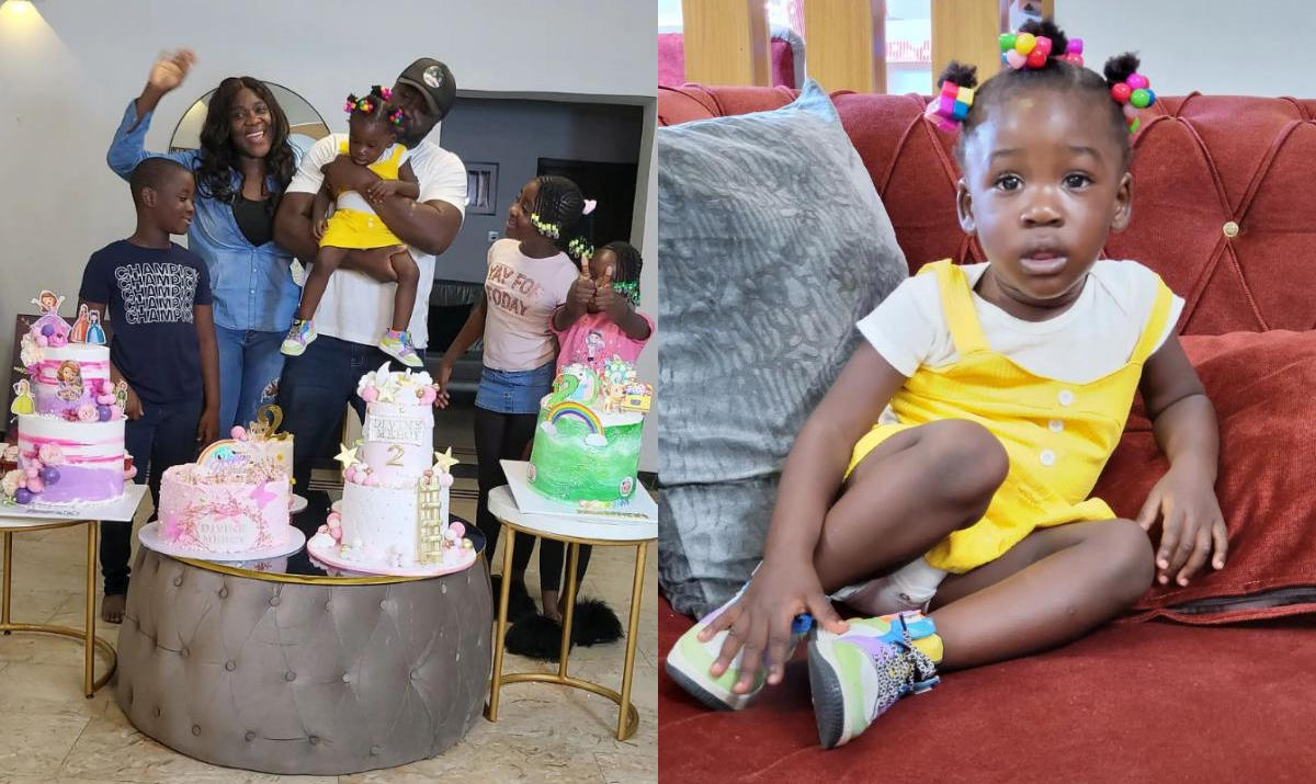 Mercy Johnson Daughter Divine-Mercy 2nd Birthday - Amebo Book