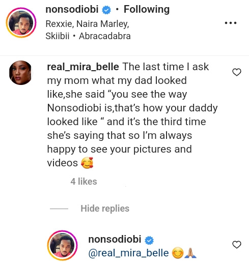 Fan's Mum's Revelation Of Nonso Diobi Striking Resemblance To Daughter's Dad (2)