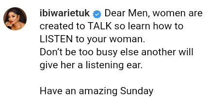 If You Are Too Busy To Talk To Your Woman Ibiwari Etuk (2)