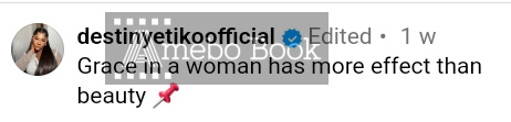 Destiny Etiko Grace in a Woman Beats Beauty - AmeboBook